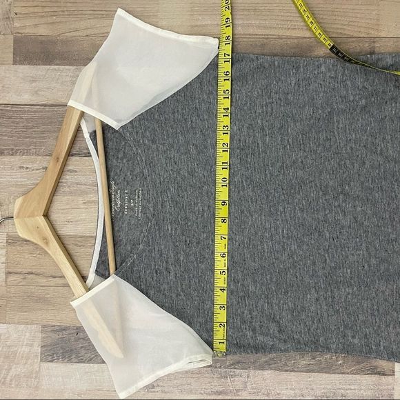 American Eagle | Festival Tee in Grey and White - Picture 6 of 8